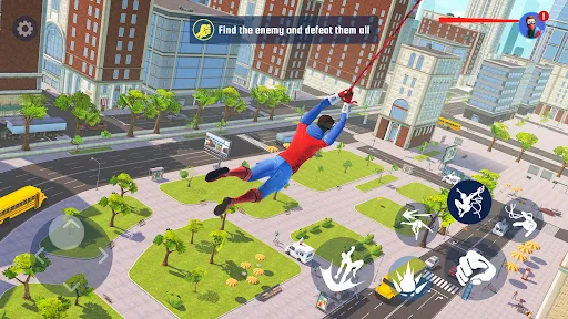 Gameplay screenshot 3 from Spider Fighting: Hero Game - Action game
